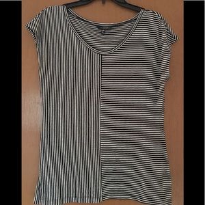 Women’s size small black and white stripped shirt